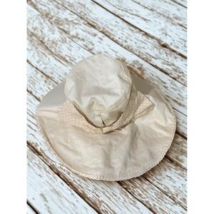 NWOT SIGGI Sun Hat CottageCore Resort Wear Bucket Packable Cotton Beach Picnic
